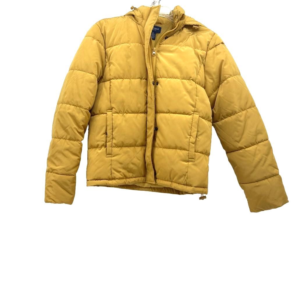Arizona Jean Company Mustard Gold Puffer Jacket NWT